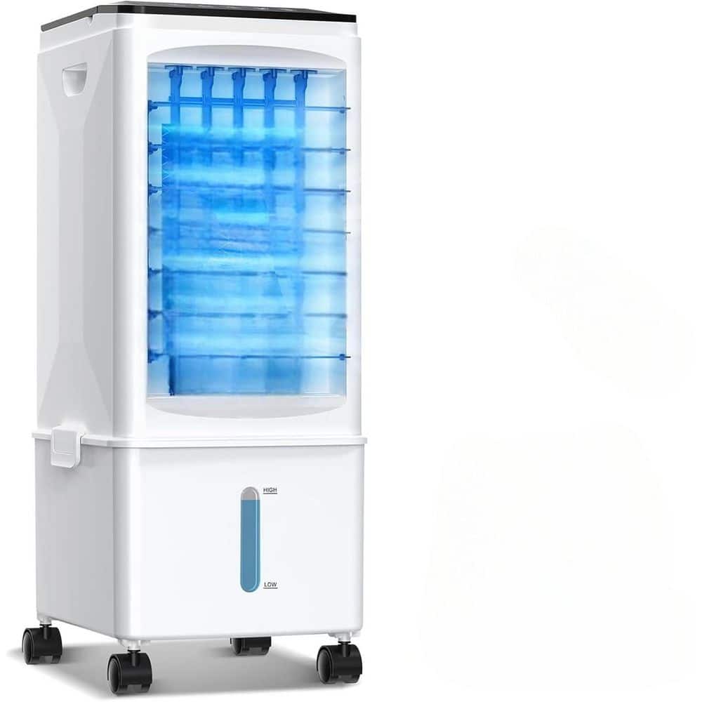 Adrinfly 1-7 hour 3-in-1 Air Cooler 2.5 Gal Fast Cooling AC with Remote Timer 3-Speed Quiet Swamp Cooler for Room Office Garage (1)