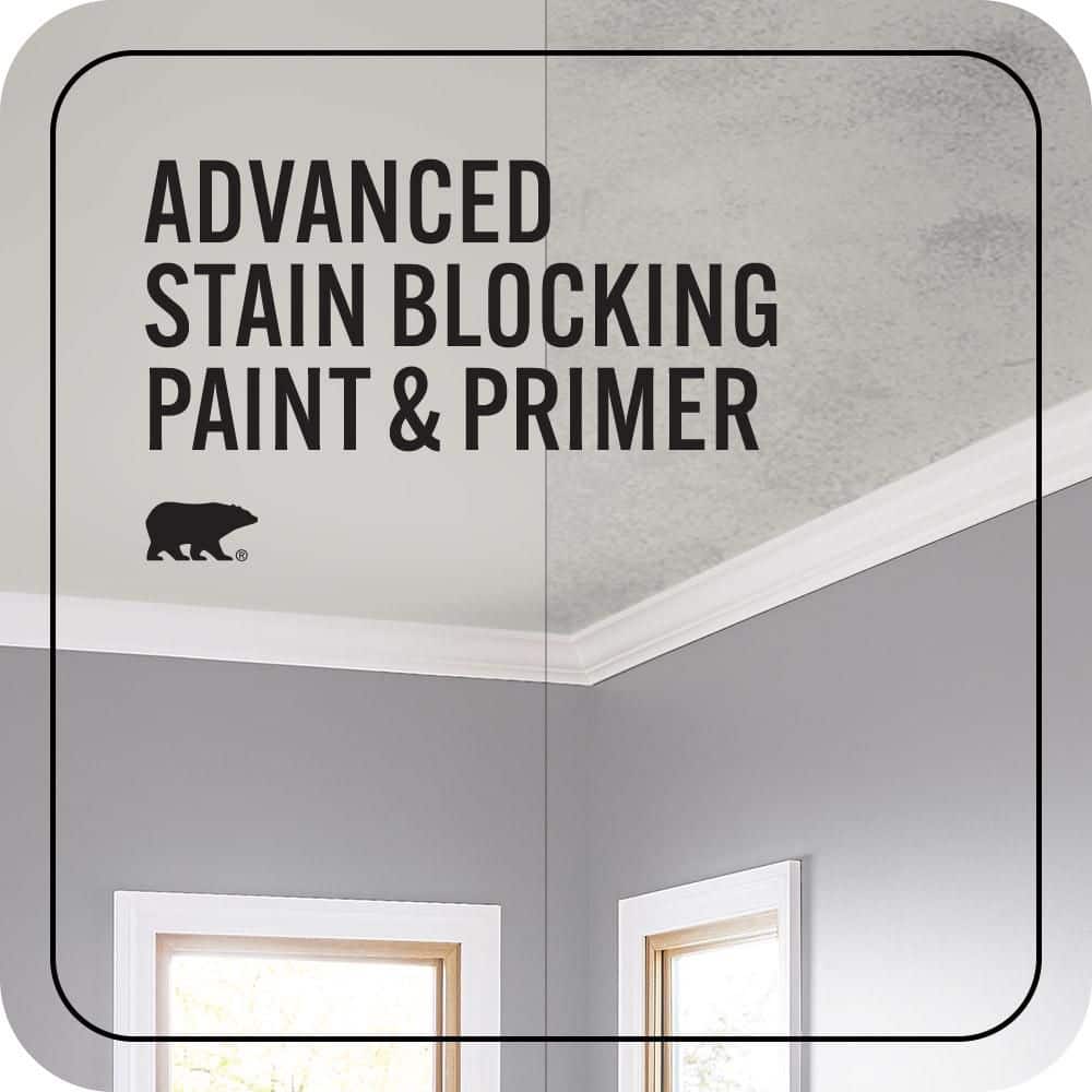 BEHR MARQUEE 1 gal. #PPU24-16 Titanium Ceiling Flat Interior Paint & Primer (3)