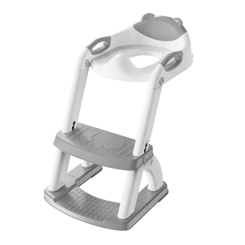 Laybus Reach 1.3 ft. Potty Training Toilet, Sector-Shape Stabilized Base Toddler Toilet Seat with Splash Guard (1)