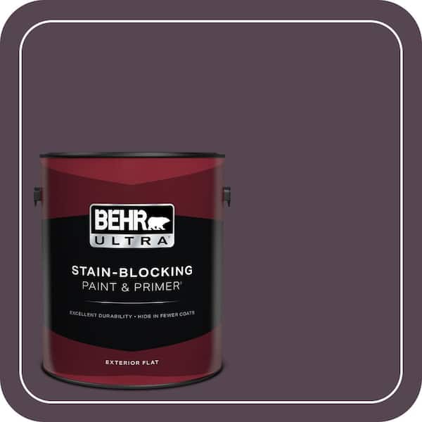BEHR ULTRA 1 gal. #680F-7 Baritone Flat Exterior Paint & Primer (2)