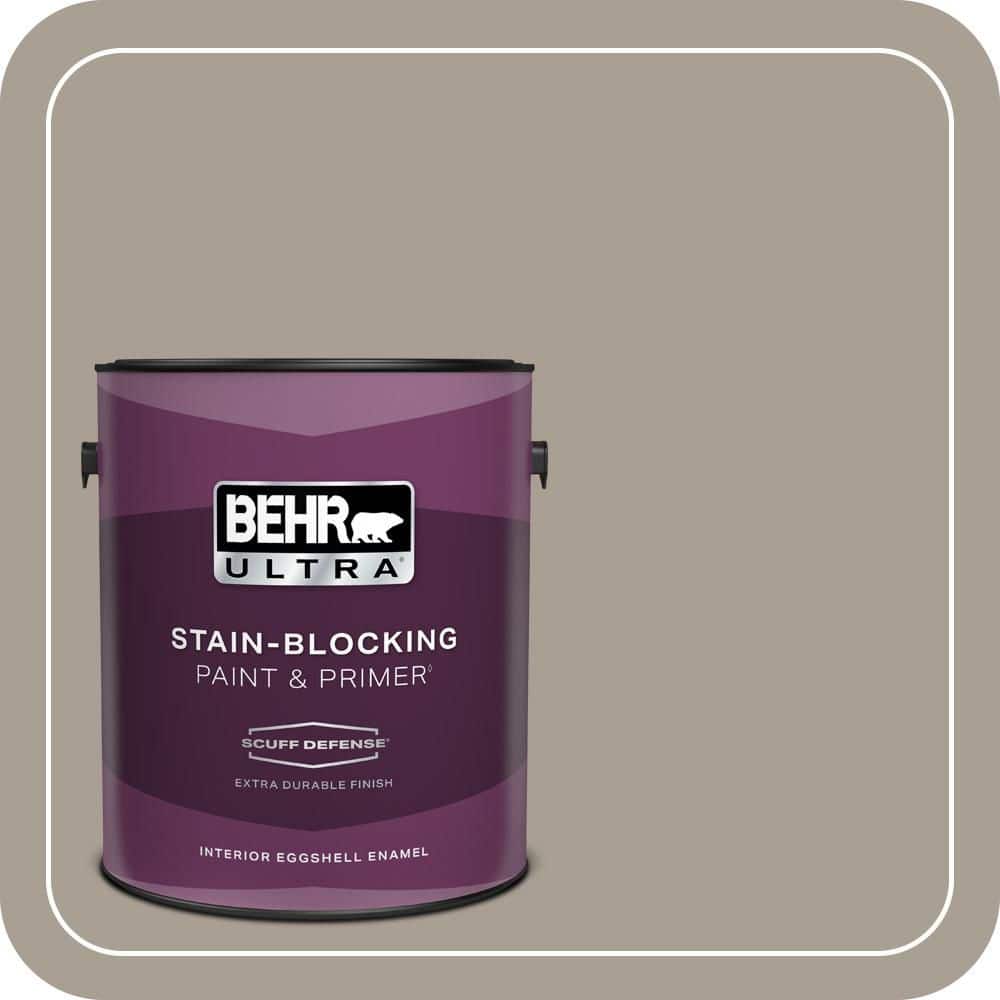 BEHR ULTRA 1 gal. #T12-12 Jackal Extra Durable Eggshell Enamel Interior Paint & Primer