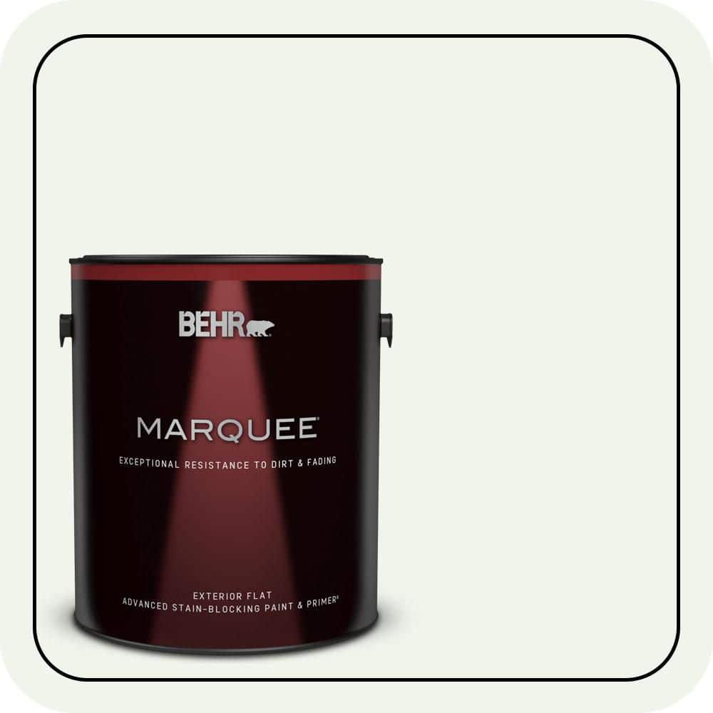 BEHR MARQUEE 1 gal. #W-B-510 Frosted Juniper Flat Exterior Paint & Primer