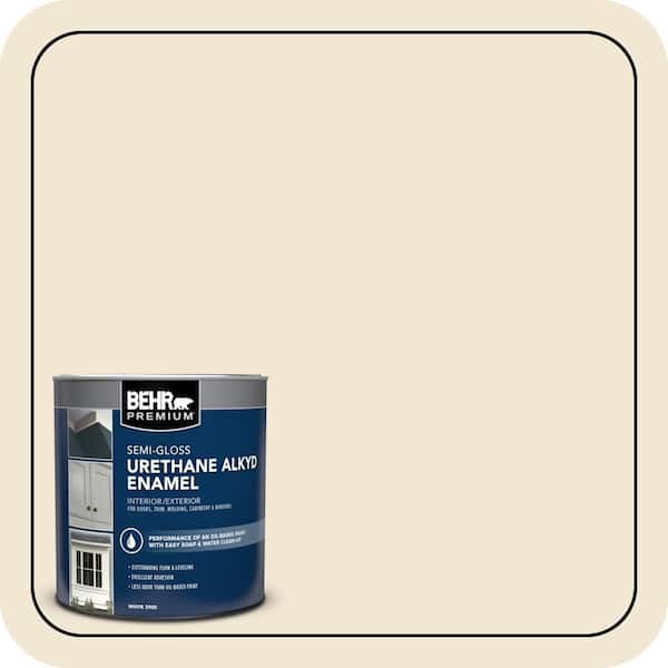 BEHR PREMIUM 1 qt. #BWC-09 Atlantis Pearl Semi-Gloss Enamel Urethane Alkyd Interior/Exterior Paint (2)