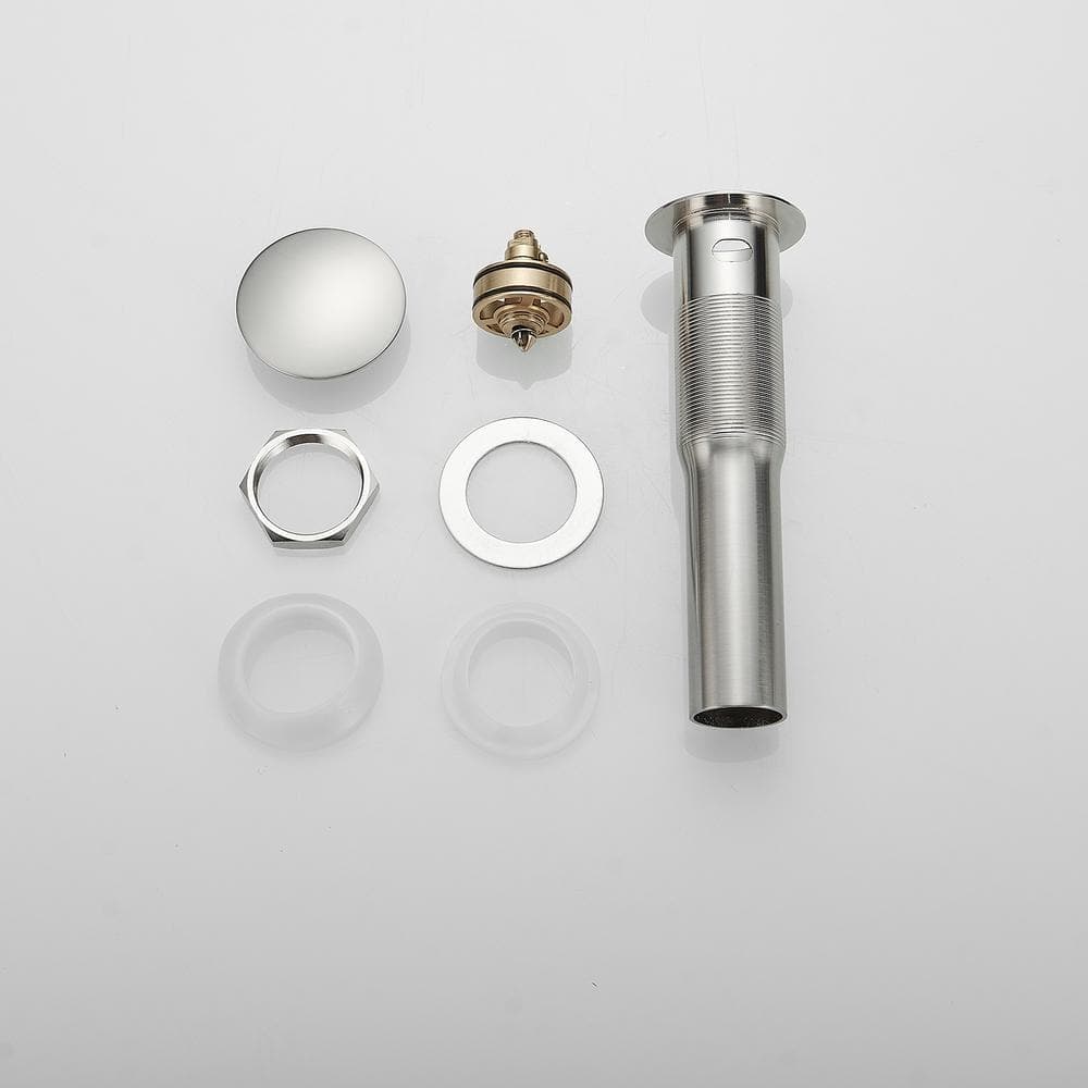 BWE Bathroom Sink Pop-Up Drain with Overflow Brushed Nickel (3)