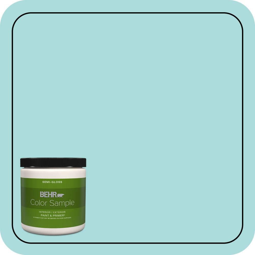 BEHR PREMIUM PLUS #M460-2 Beachside Drive Interior/Exterior Paint & Primer Color Sample (1)