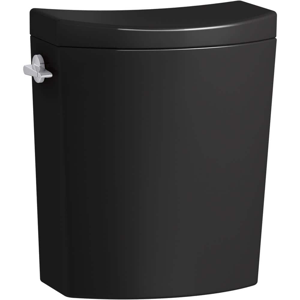 KOHLER Persuade Curv 1.0 or 1.6 GPF Dual Flush Toilet Tank Only in Black