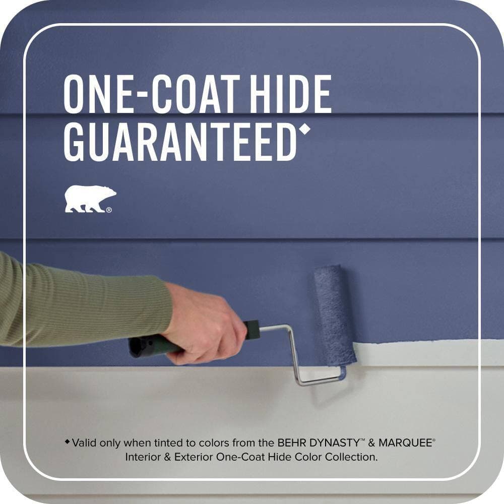 BEHR MARQUEE 1 gal. #620D-7 Deep Indigo Flat Exterior Paint & Primer (3)