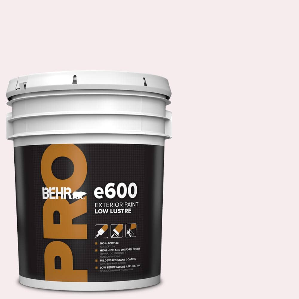 BEHR PRO 5 gal. #680E-1 First Blush Low Luster Exterior Paint