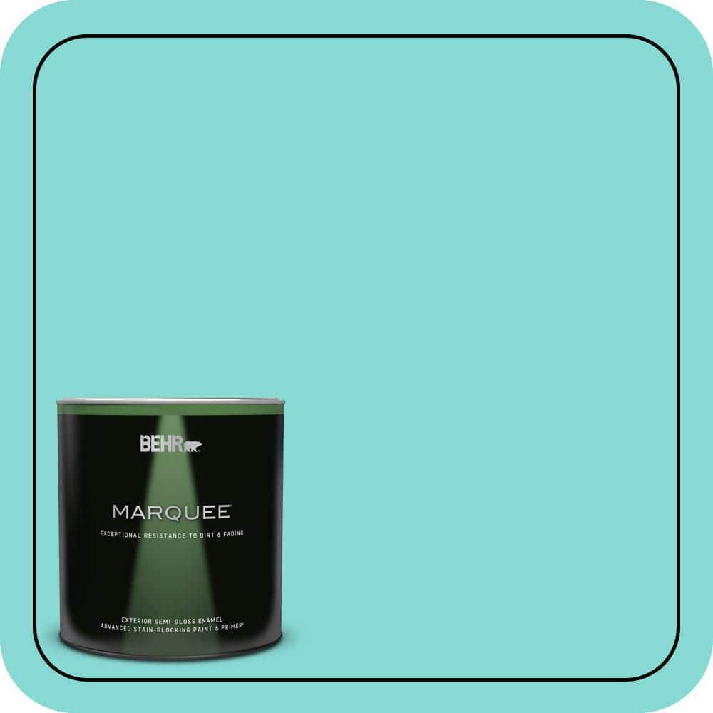 BEHR MARQUEE 1 qt. #P450-3 Rainwater Semi-Gloss Enamel Exterior Paint & Primer