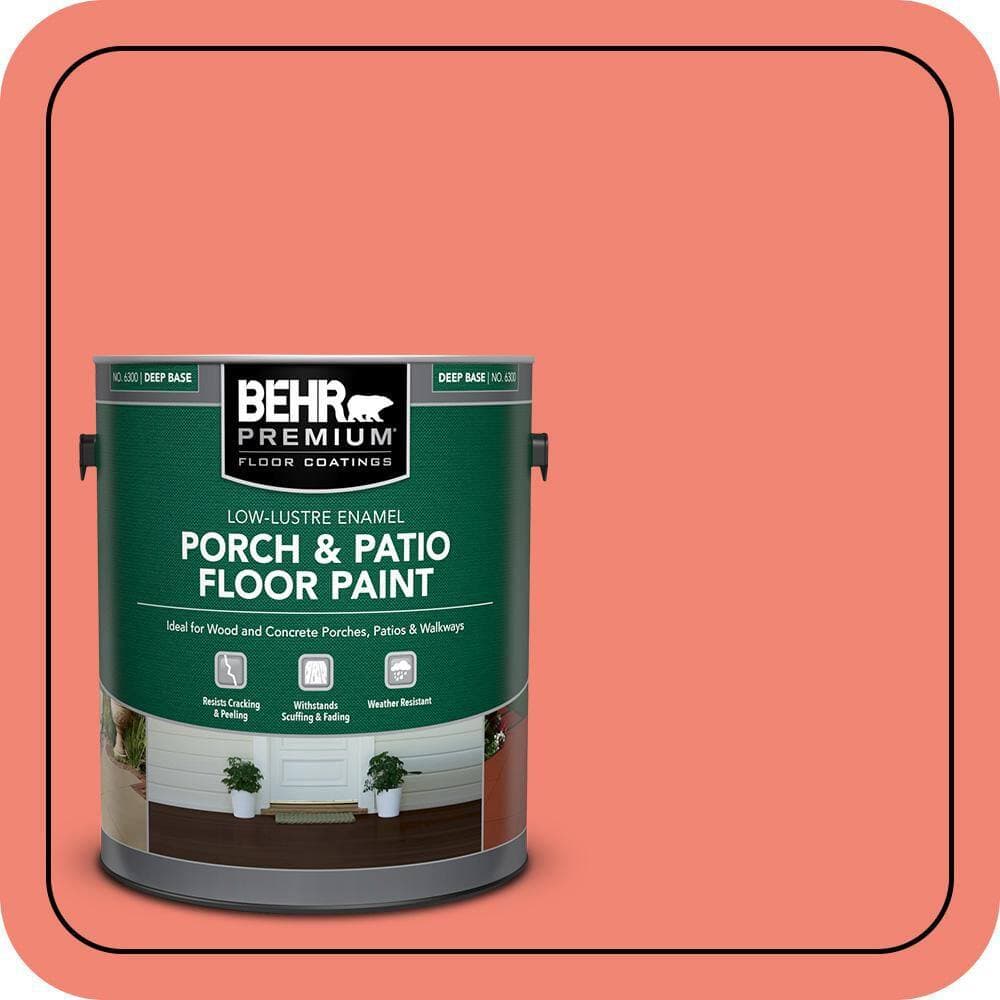 BEHR PREMIUM #T16-07 Low-Lustre Enamel Interior/Exterior Porch and Patio Floor Paint (1)