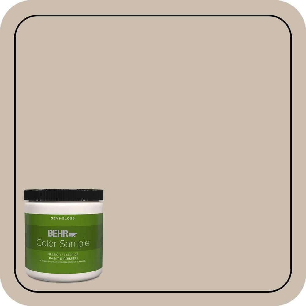 BEHR PREMIUM PLUS 8 oz. #T12-14 Livingstone Semi-Gloss Interior/Exterior Paint & Primer Color Sample