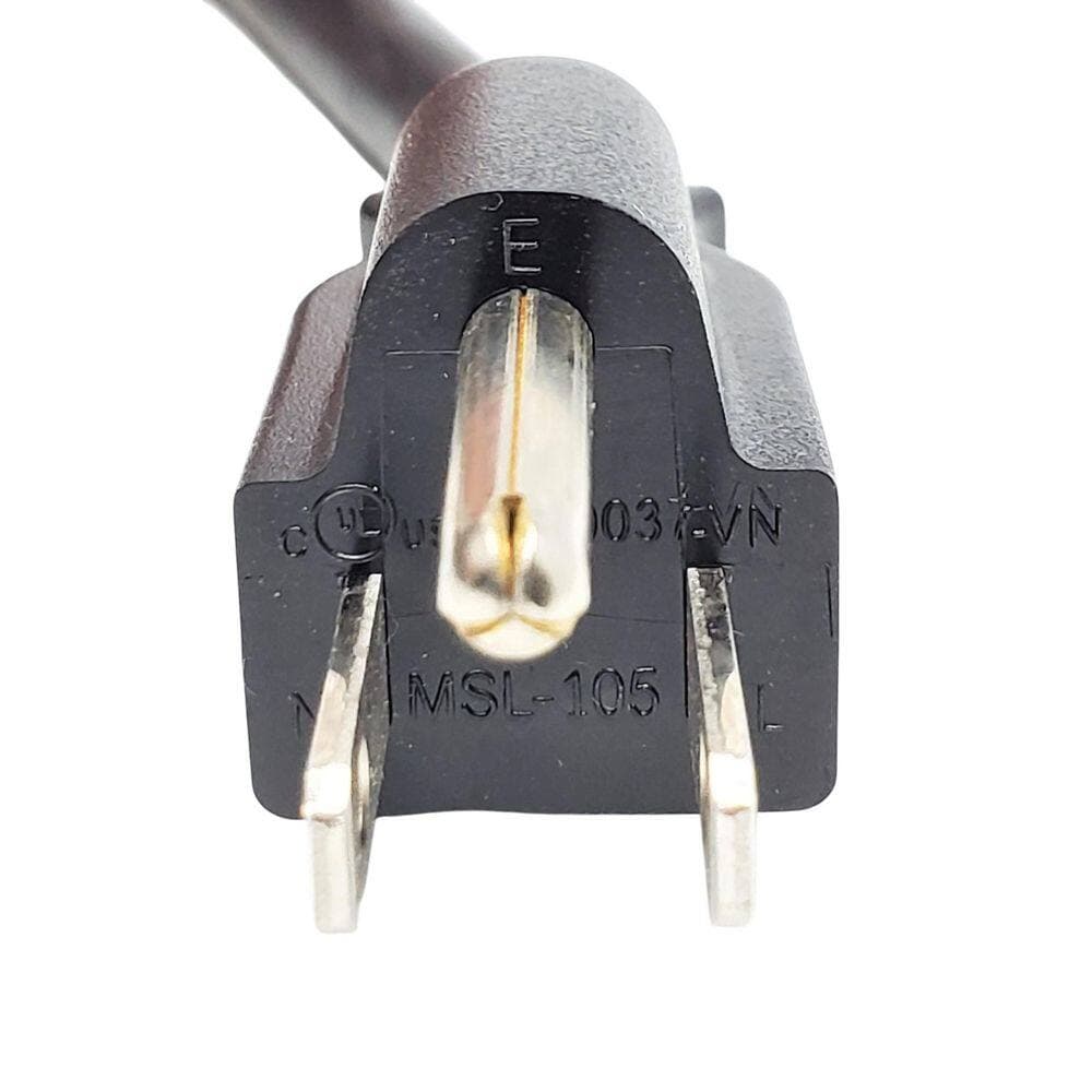 Micro Connectors, Inc 100 ft. 14/3 Outdoor Power Extension Heavy-Duty Black Cable (2)