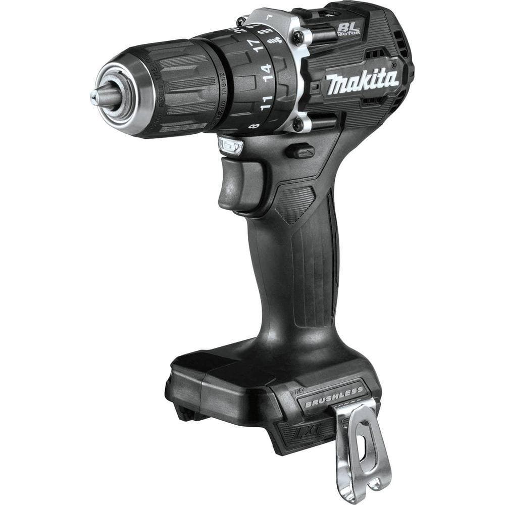 Makita 18V LXT Sub-Compact Lithium-Ion Brushless Cordless 1/2 in. Hammer Driver Drill (Tool Only) and 18V LXT Battery 5. 0Ah (3)