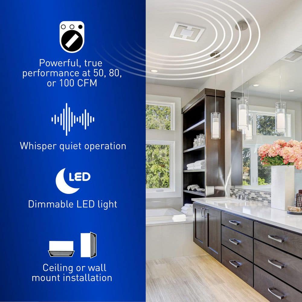 Panasonic WhisperValue DC Exhaust Fan/LED Light and Night Light (4)