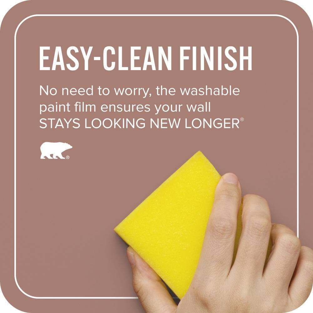 BEHR ULTRA 1 gal. #MQ1-52 Fresh Cedar Extra Durable Satin Enamel Interior Paint & Primer (4)