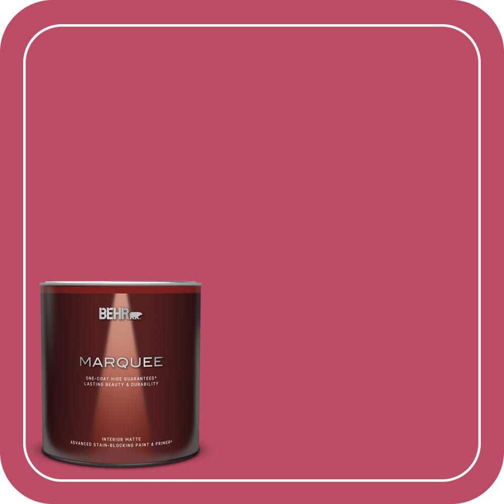 BEHR MARQUEE 1 qt. #S-G-110 Orchid Rose Matte Interior Paint & Primer