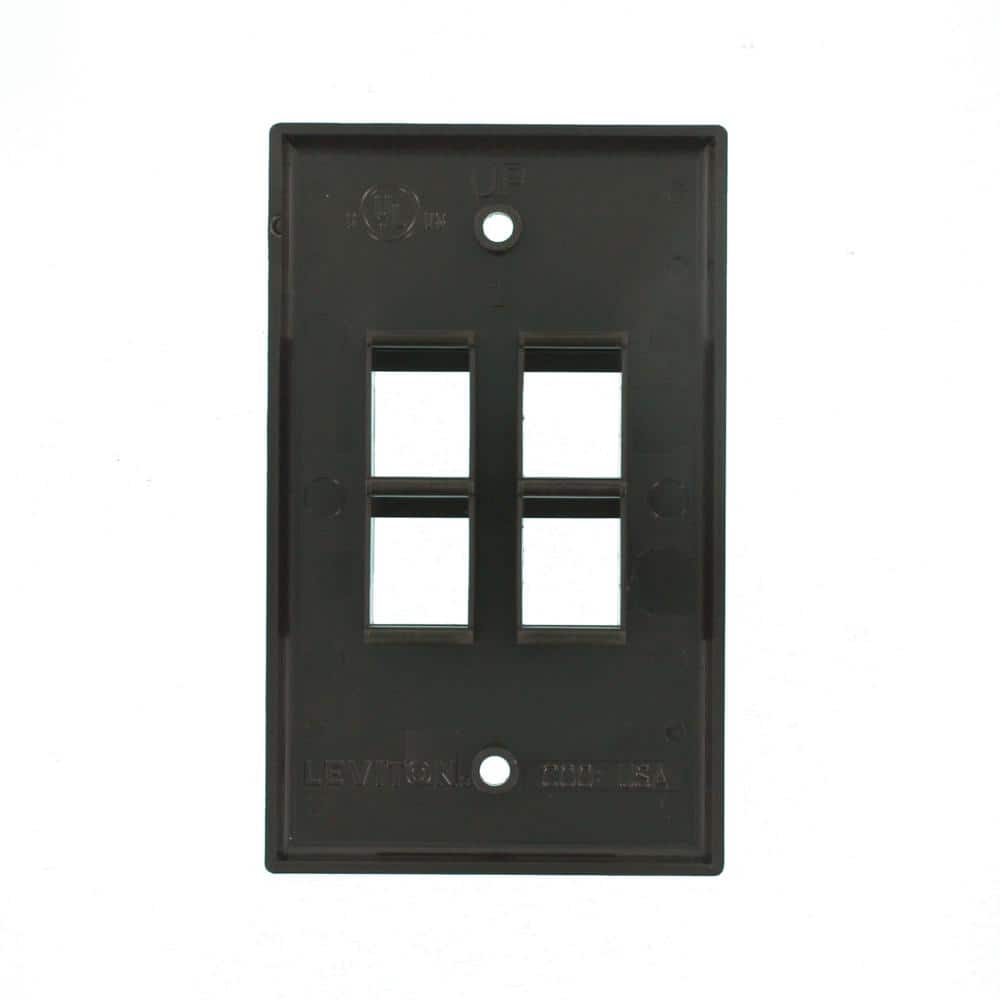 Leviton Audio/Video Wall Plate (1-Pack) (3)
