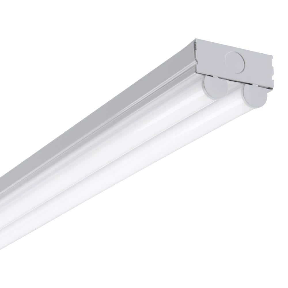 Metalux 8 ft. 2-Light Linear White Integrated LED Garage/Residential Strip Light with 8913 Lumens, 4000K (3)