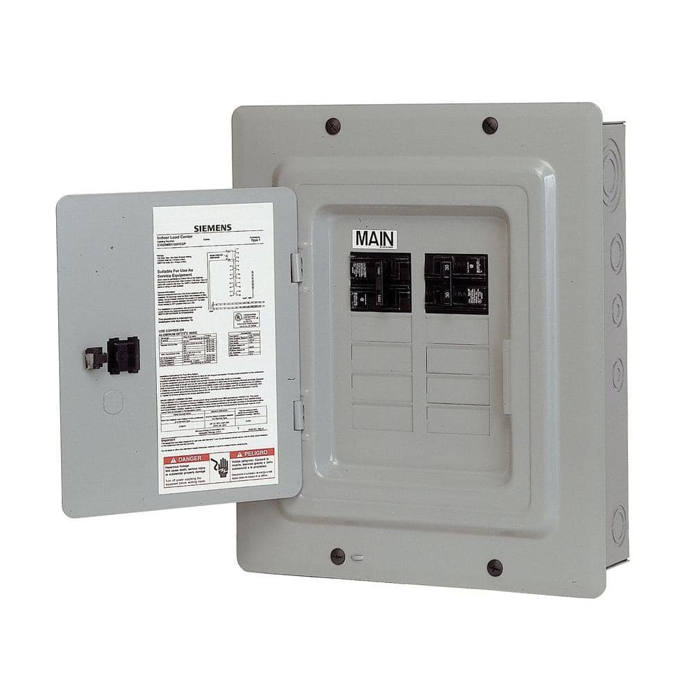 Siemens 100 Amp 10-Space 20-Circuit Main Breaker Load Center Renovation Value-Pack (2)