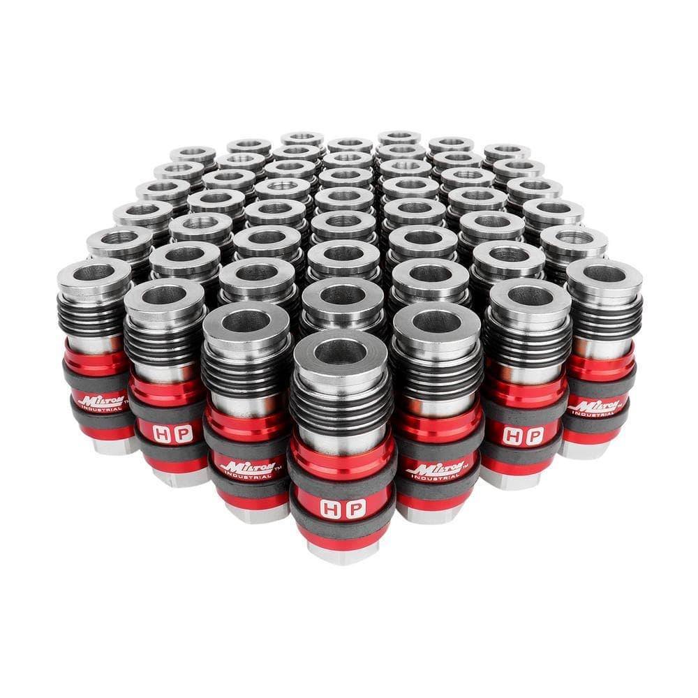 Milton 2-In-ONE 3/8 in. FNPT Universal Safety Exhaust Coupler (Box of 50) (1)