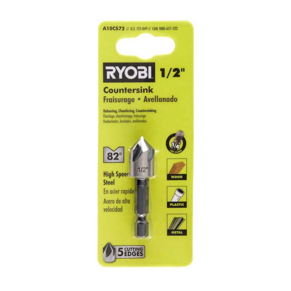 RYOBI SpeedLoad+ 1/2 in. High-Speed Steel Countersink