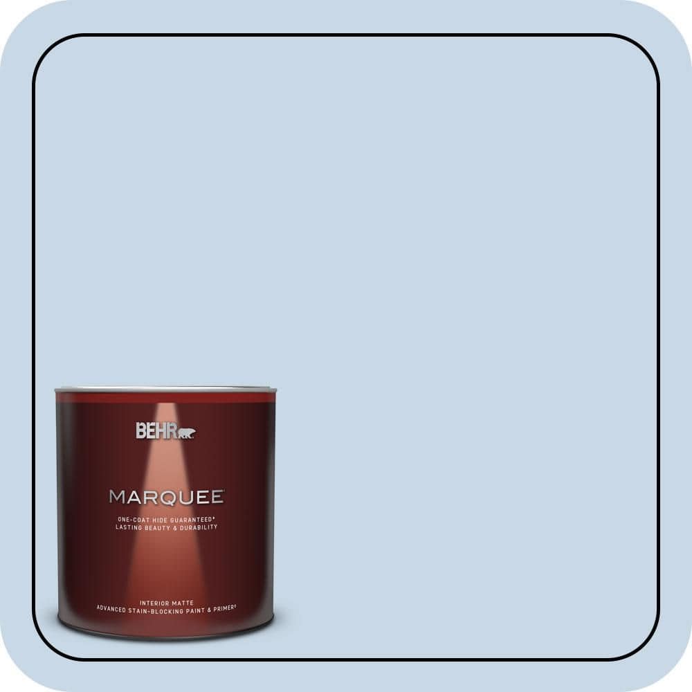 BEHR MARQUEE 1 qt. #580C-2 Lively Tune Matte Interior Paint & Primer