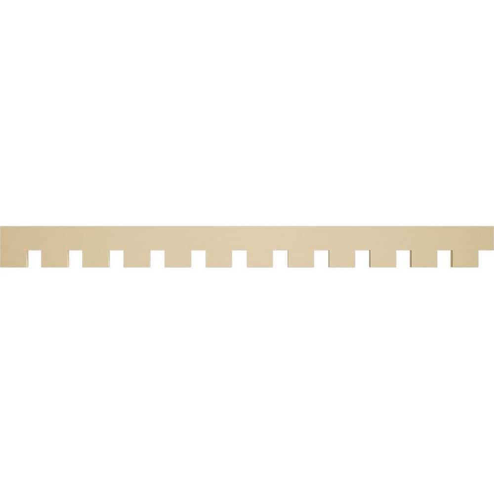 Ekena Millwork 1 in. D x 4 in. W x 46.625 in. L Primed Polyurethane Panel Moulding (1)