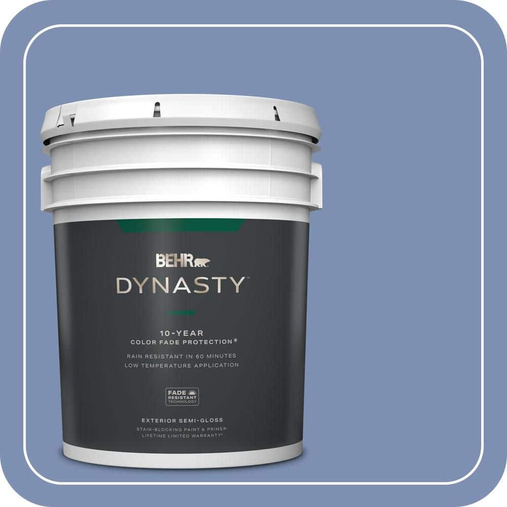BEHR DYNASTY 5 gal. #600D-5 Babbling Brook Semi-Gloss Enamel Exterior Stain-Blocking Paint & Primer