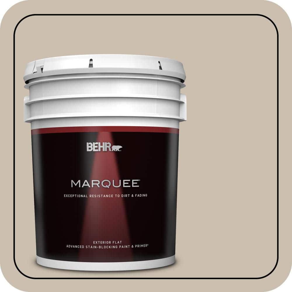 BEHR MARQUEE 5 gal. #T12-14 Livingstone Flat Exterior Paint & Primer