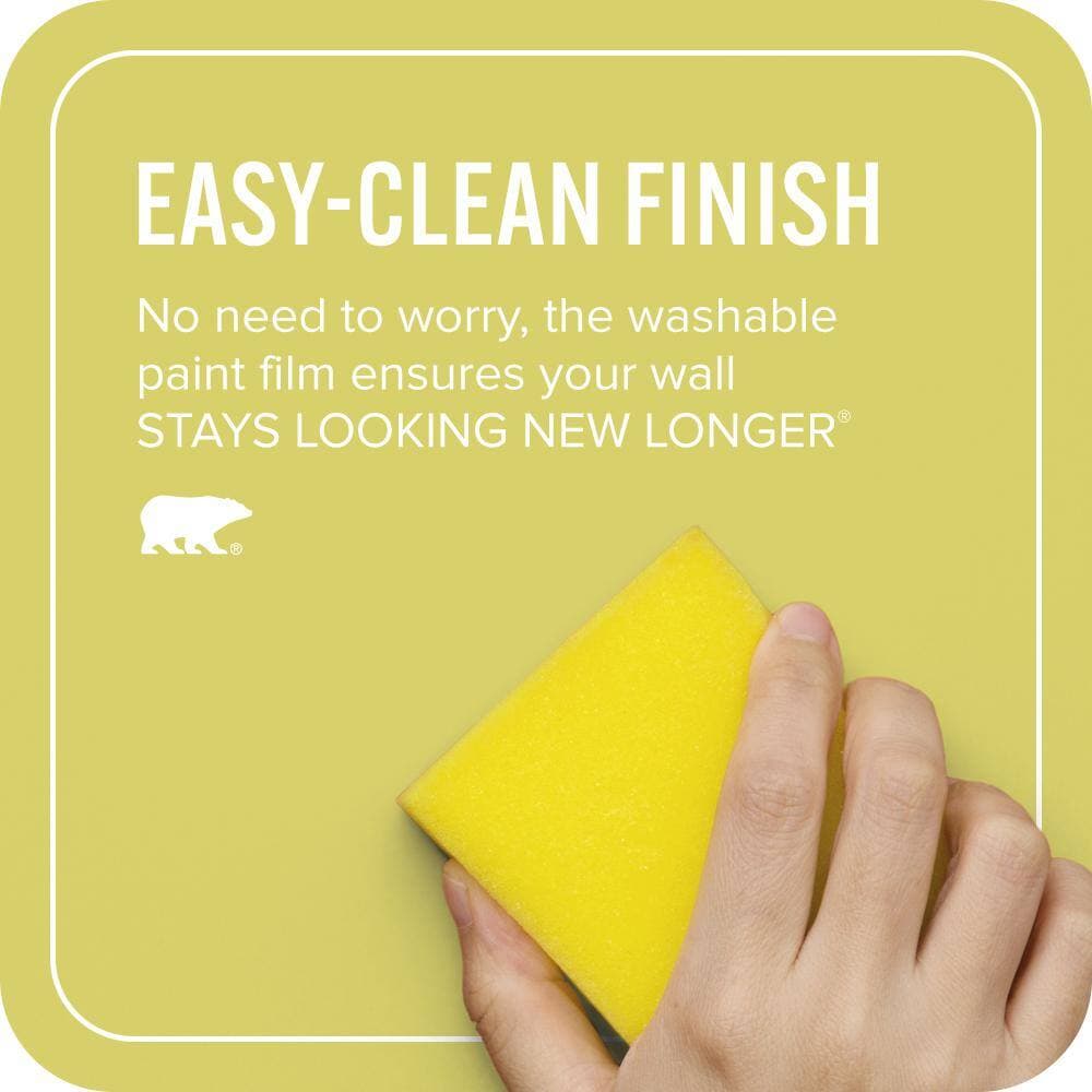 BEHR ULTRA 1 qt. #P340-4 Lime Tree Extra Durable Flat Interior Paint & Primer (4)