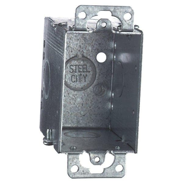 Steel City 3 in. Steel 12.5 cu. in. Switch and Outlet Box (CDOW-25R) (2)