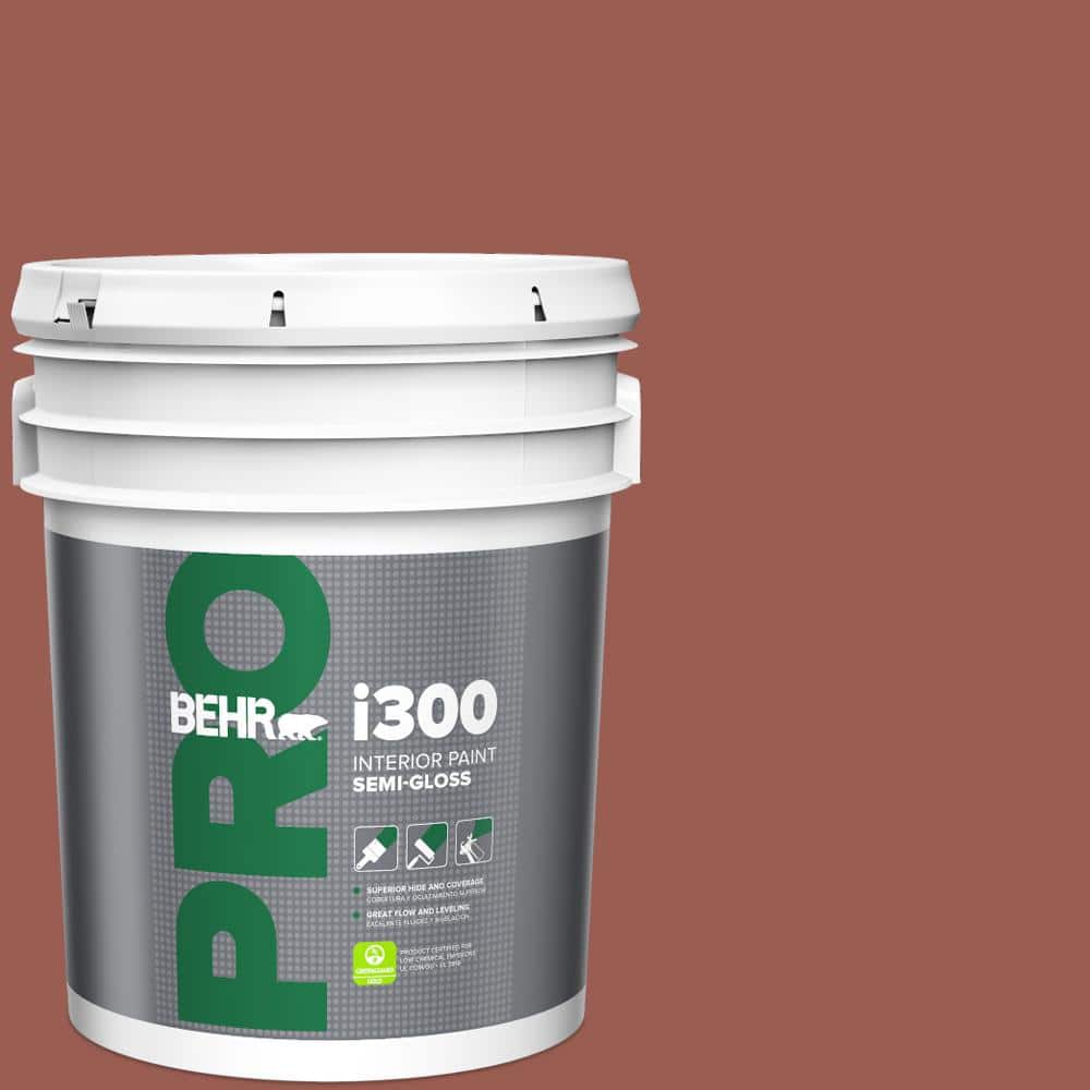 BEHR PRO 5 gal. #S160-6 Red Potato Semi-Gloss Interior Paint