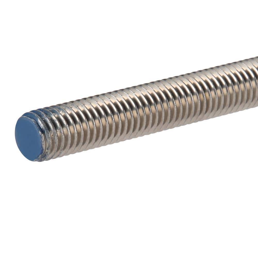 Everbilt 1/2 in. x 3 ft. Stainless Steel (Coarse) Threaded Rod (3)