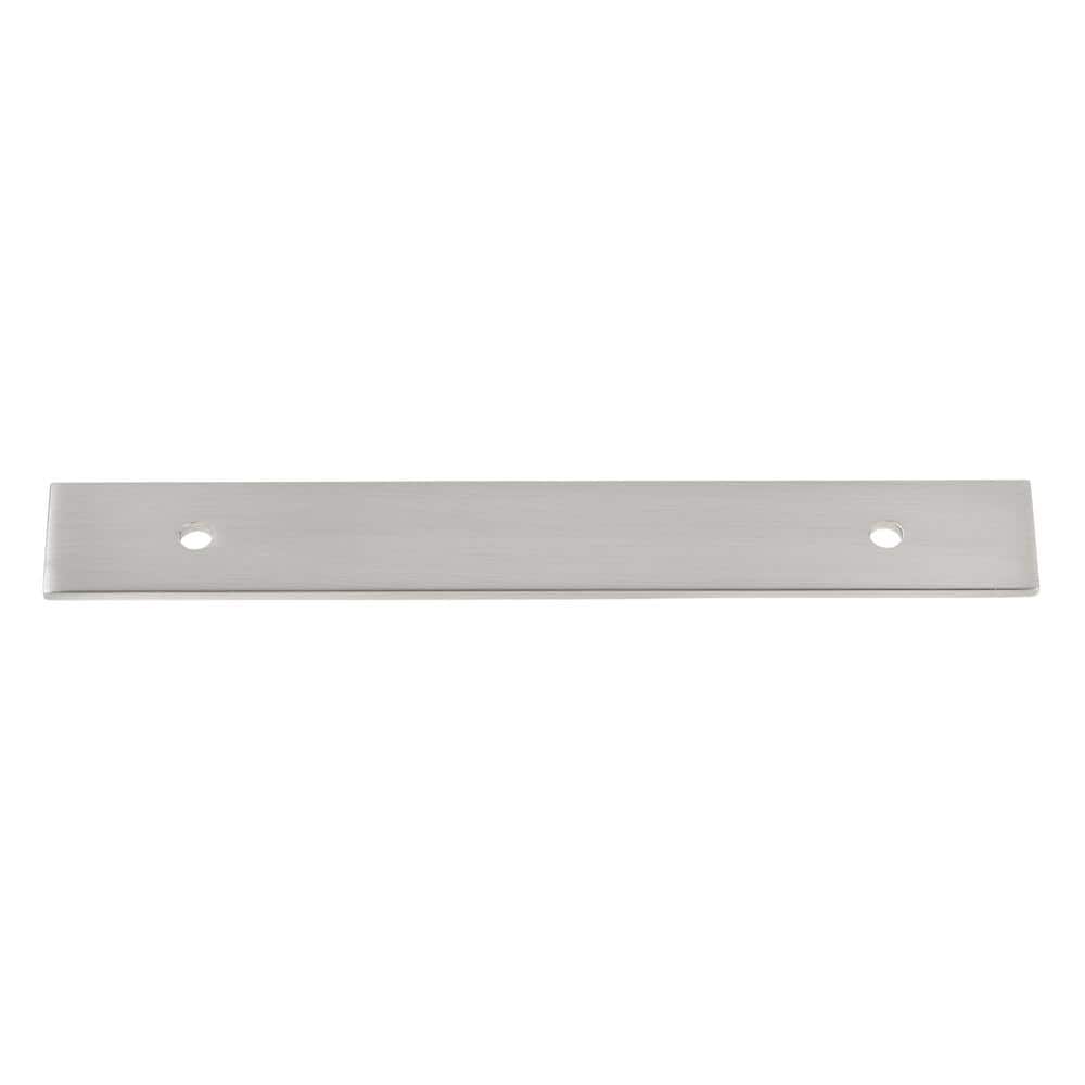GLIDERITE 7-1/4 in. Squared Cabinet Backplate 5-1/16 in. Center to Center, 7342-128-SN (1)