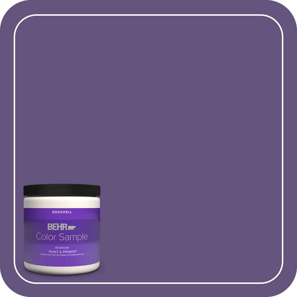 BEHR PREMIUM PLUS 8 oz. #S-G-650 Berry Syrup Eggshell Enamel Interior Paint & Primer Color Sample (1)