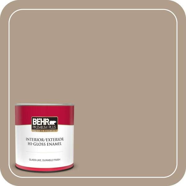 BEHR PREMIUM PLUS #BNC-14 Over The Taupe Enamel Low Odor & Primer (3)