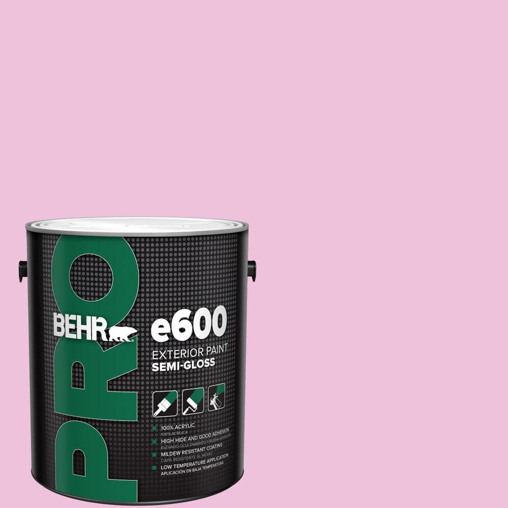 BEHR PRO 1 gal. #P120-1 Starlet Pink Semi-Gloss Exterior Paint