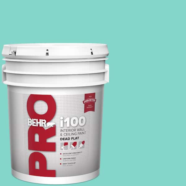 BEHR PRO 5 gal. #HDC-MD-09 Island Oasis Dead Flat Interior Paint (2)