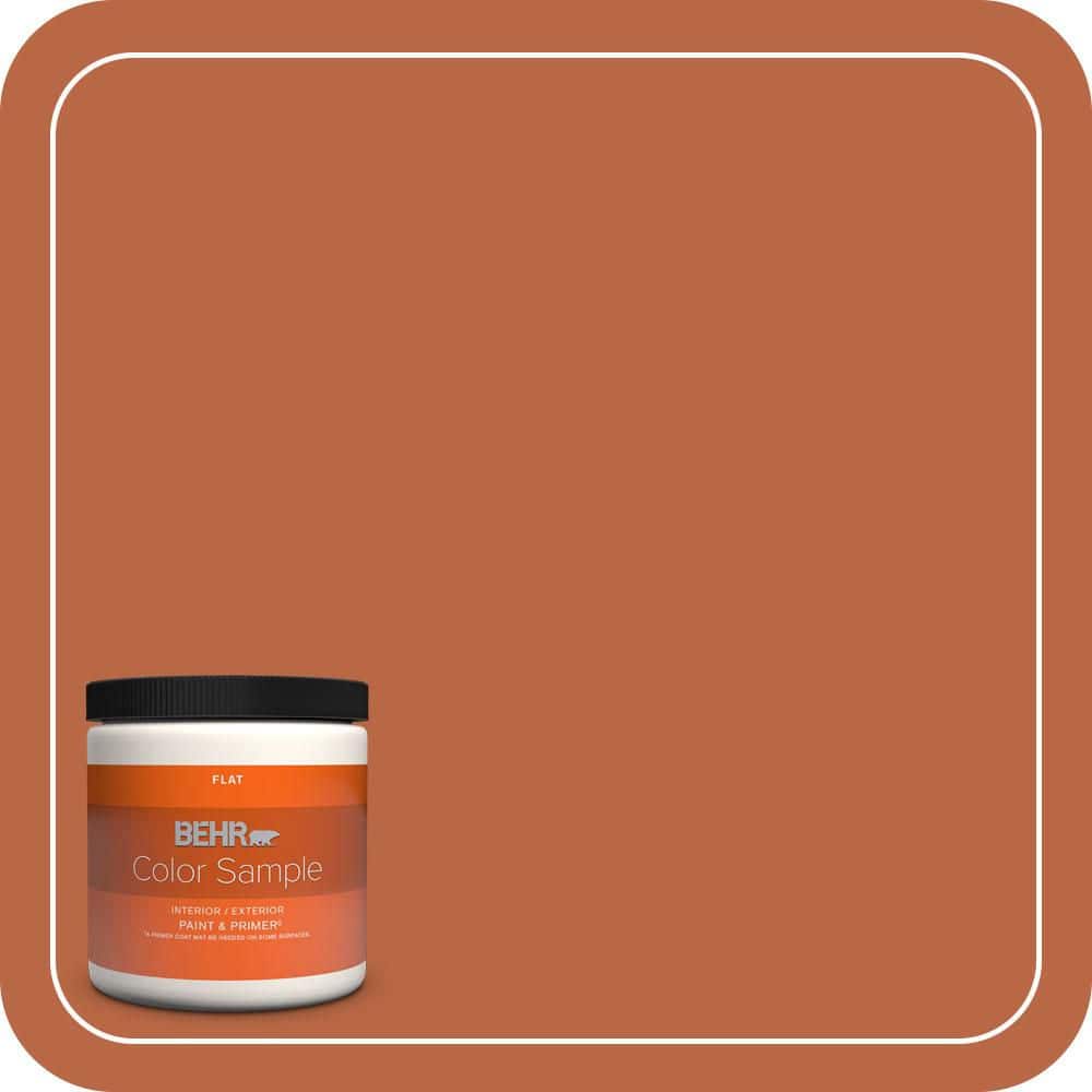 BEHR PREMIUM PLUS #HDC-FL15-01 Pumpkin Drizzle Enamel Low Odor & Primer (1)