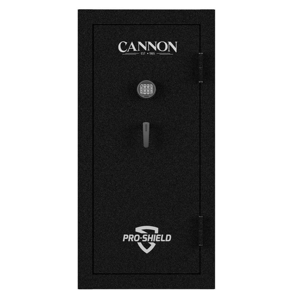 CANNON PRO SHIELD, 37-GUN, 30 MIN FIRE RESISTANT, ELECTRONIC LOCK WITH BACK UP KEY, ARMORGUARD BLACK (3)