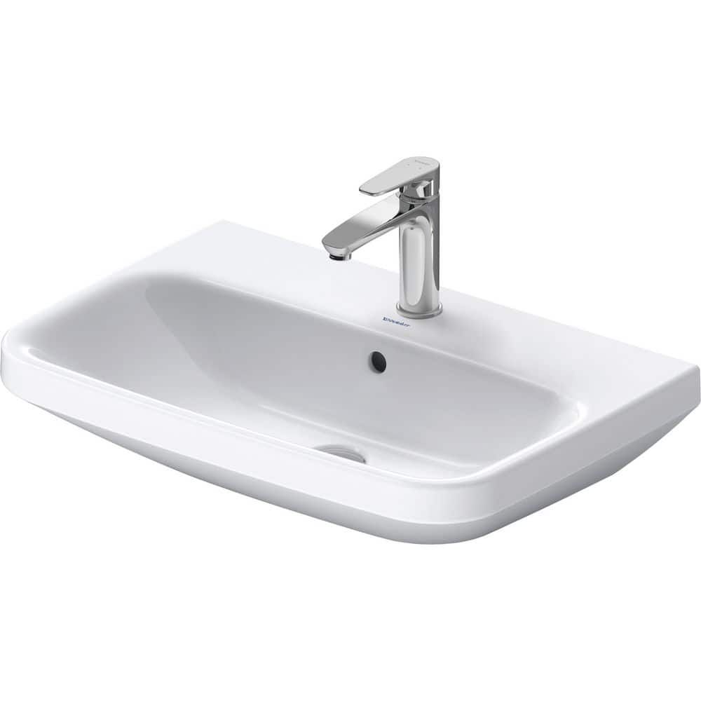 Duravit Urostyle 25.63 in. Rectangular Bathroom Sink in White (1)