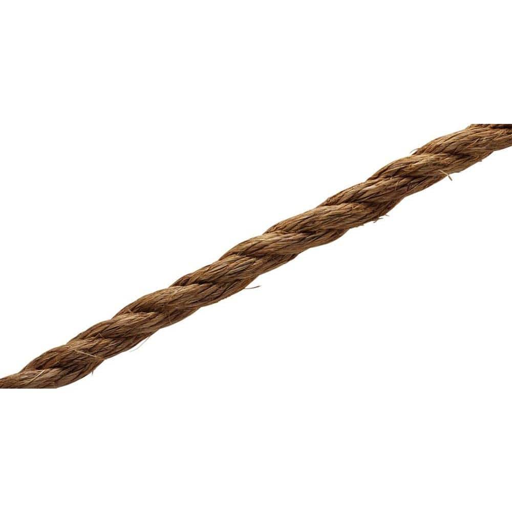 Everbilt 3/8 in. Natural Twisted Manila Rope
