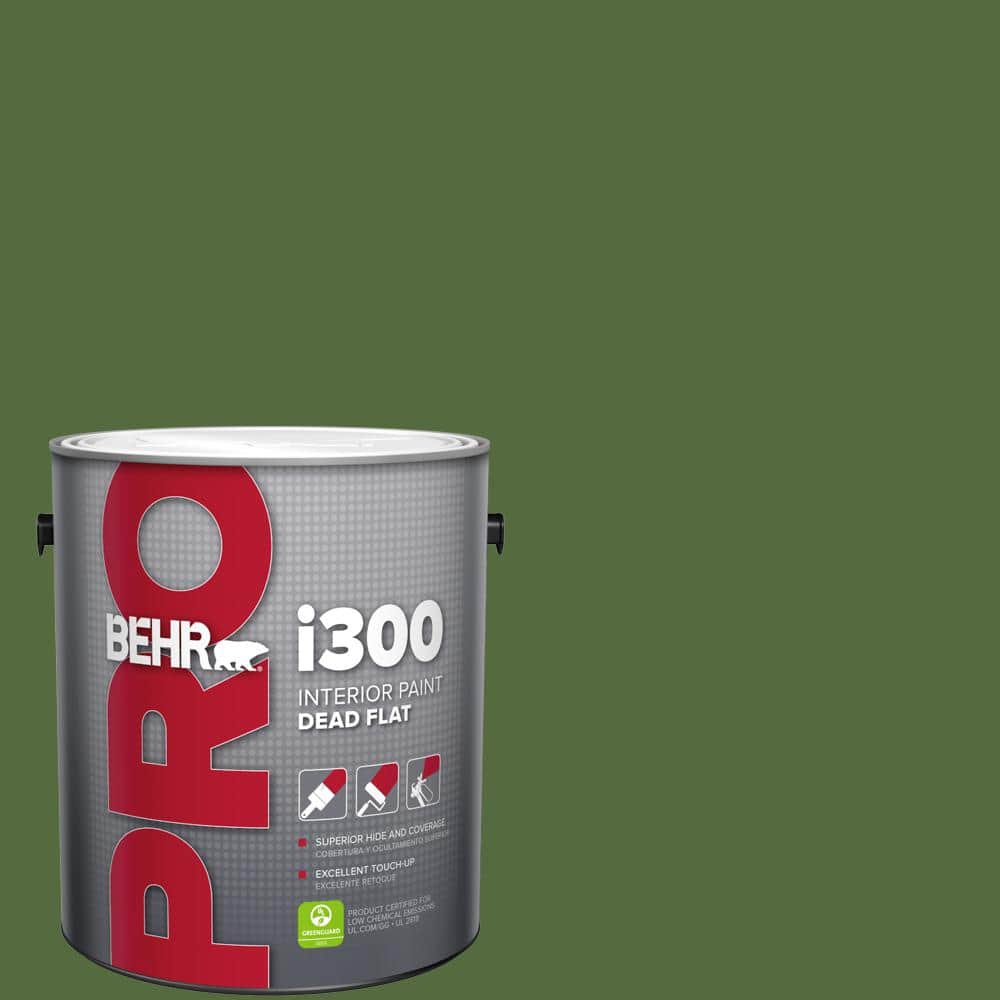 BEHR PRO 1 gal. #410D-7 Mountain Forest Dead Flat Interior Paint