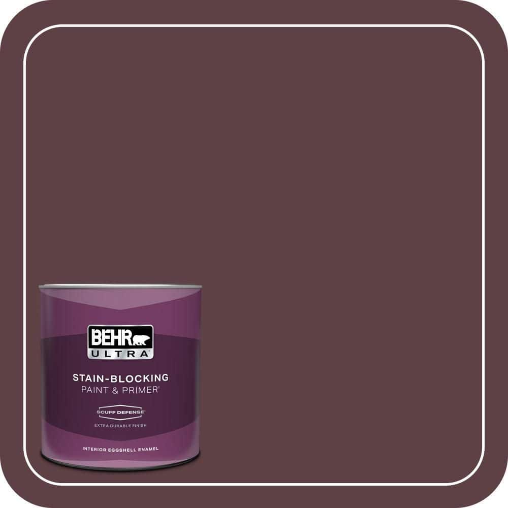 BEHR ULTRA 1 qt. #MQ1-49 Raspberry Truffle Extra Durable Eggshell Enamel Interior Paint & Primer