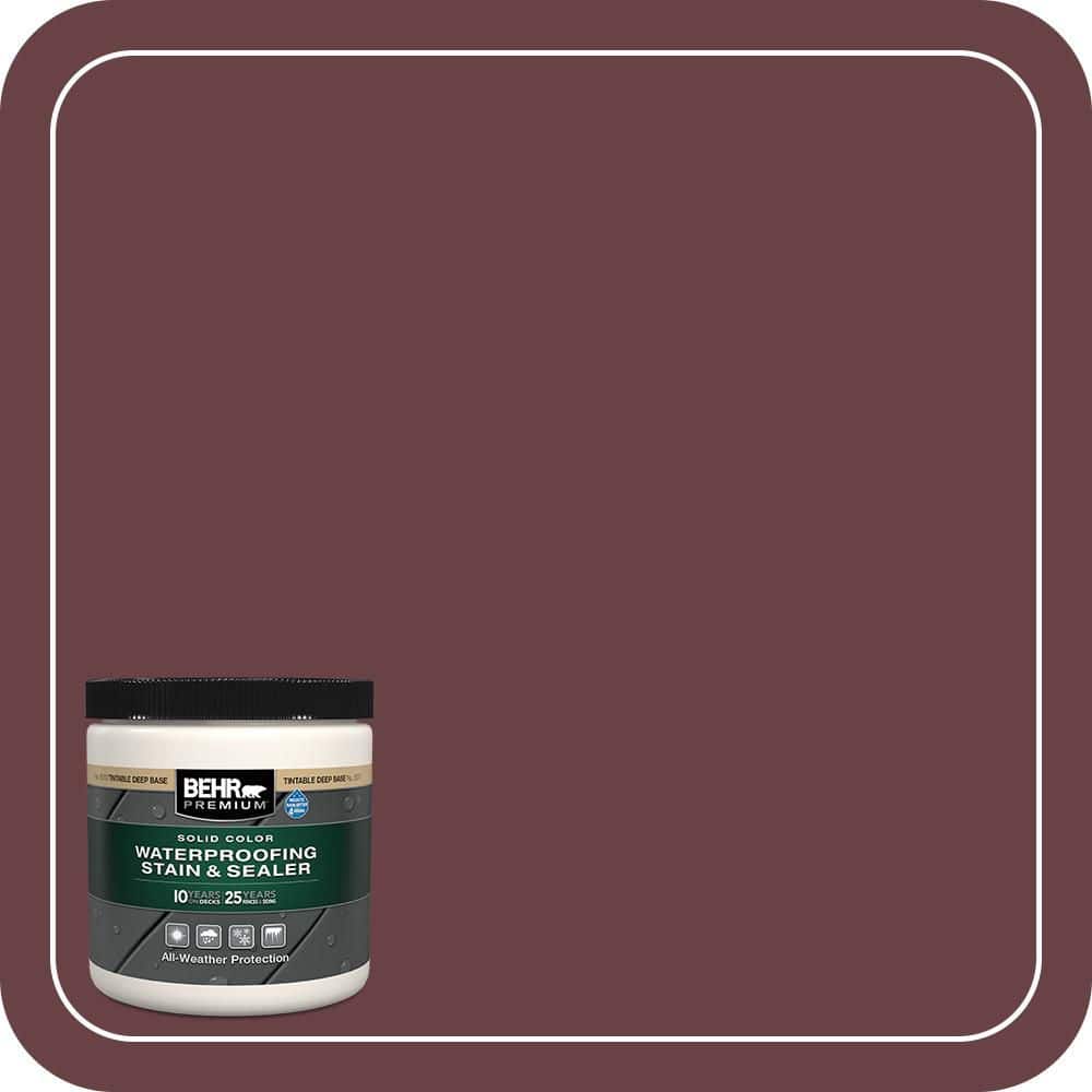 BEHR PREMIUM #MQ1-14 Color Waterproofing Exterior Wood Stain and Sealer (1)