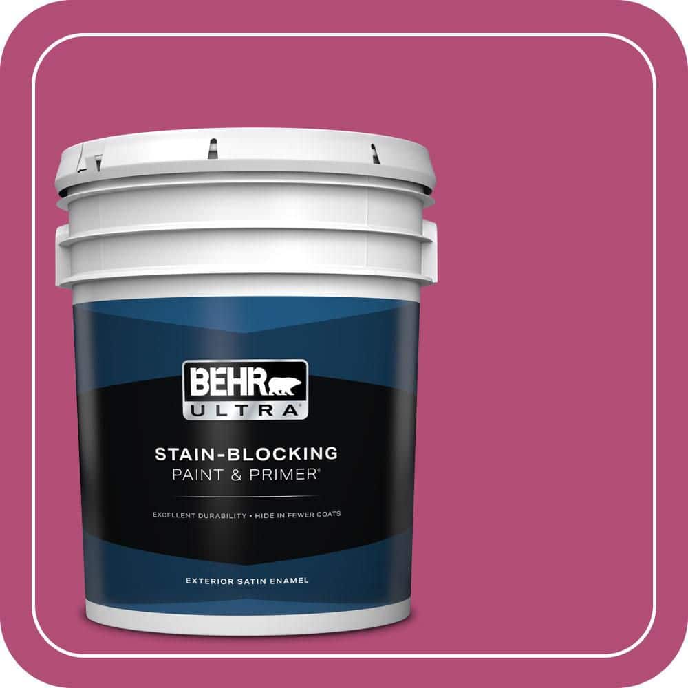 BEHR ULTRA 5 gal. #P120-6 Diva Glam Satin Enamel Exterior Paint & Primer