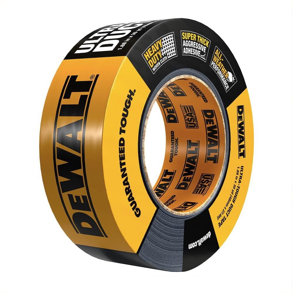 DEWALT 1.88 in. x 30 yds. Ultra-Tough Black Duct Tape (1-Pack) (2)