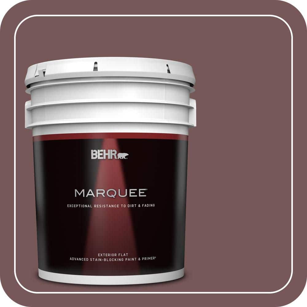 BEHR MARQUEE 5 gal. #MQ1-48 Czarina Flat Exterior Paint & Primer
