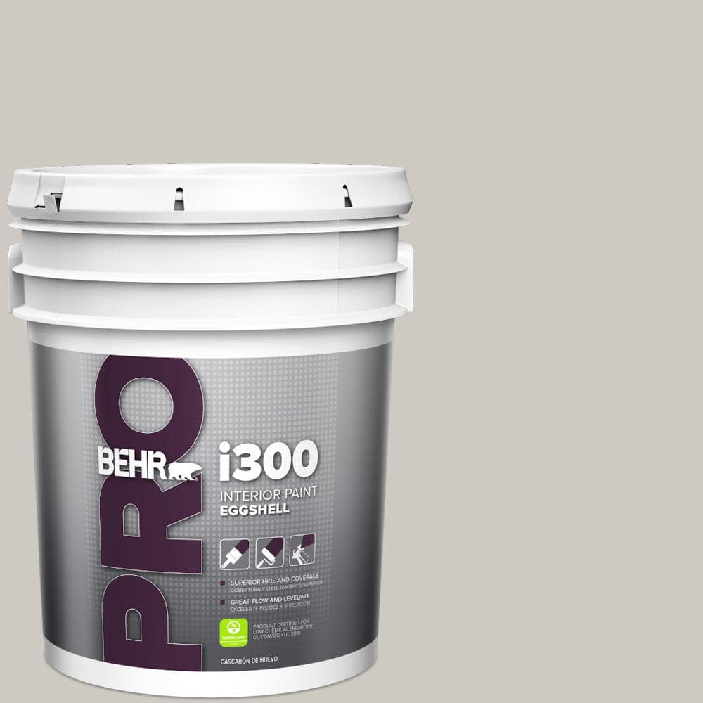 BEHR PRO 5 gal. #HDC-WR14-2 Winter Haze Eggshell Interior Paint