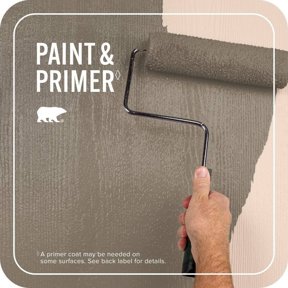BEHR PREMIUM PLUS 1 qt. #PPU7-24A Hiking Trail Flat Exterior Paint and Primer (3)